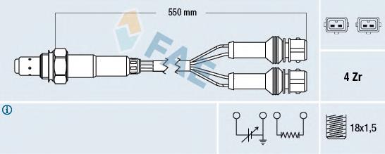 Sonda lambda, sensor de oxigênio até o catalisador Delphi ES2022912B1 preço, a partir de 77,11 USD