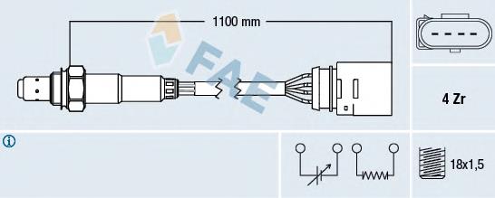 Compre 032906265C VAG Sonda lambda, sensor de oxigênio até o catalisador
