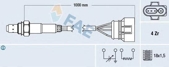 Compre 258003548 VAG Sonda lambda, sensor de oxigênio