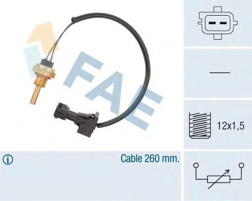 Compre 700083 VALEO Sensor de temperatura do fluido de esfriamento