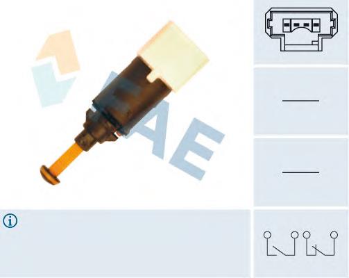 Sensor de ativação do sinal de parada Peugeot/Citroen 0000453440 preço, a partir de 10,82 USD