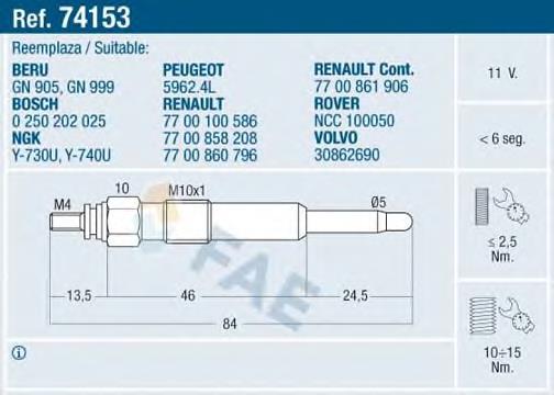 Vela de incandescência Honda 12291P5TG00 preço, a partir de 7,42 USD
