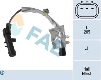 Sensor de posição (de revoluções) de cambota Land Rover 1354249