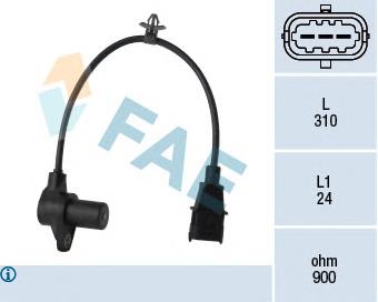 391802A500 Hyundai/Kia Sensor de posição (de revoluções) de cambota