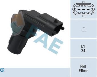 79348 FAE Sensor de posição da árvore distribuidora