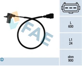 Sensor de posição (de revoluções) de cambota 0281002332 Iveco