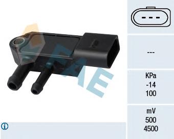 16109 FAE Sensor de pressão dos gases de escape