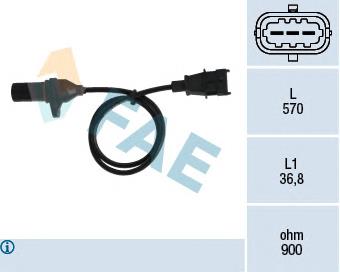79332 FAE Sensor de posição (de revoluções) de cambota