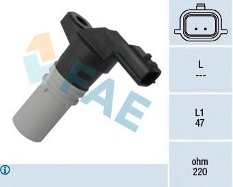 Sensor de posição (de revoluções) de cambota Febi 44645 preço, a partir de 26,19 USD