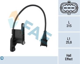 79121 FAE Sensor de posição da árvore distribuidora