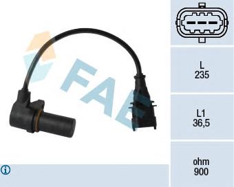 281002486 Bosch Sensor de posição (de revoluções) de cambota
