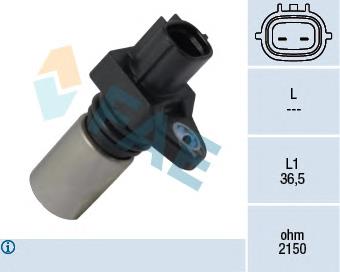 Sensor de posição (de revoluções) de cambota 366472 VALEO