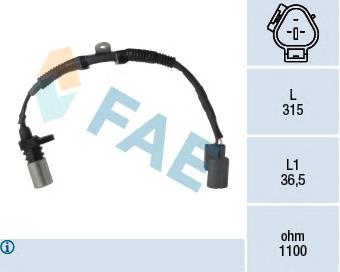 81272 NGK Sensor de posição (de revoluções) de cambota