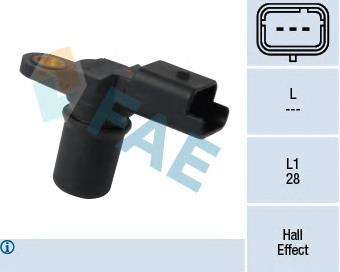 79298 FAE Sensor de posição da árvore distribuidora