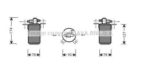 Tanque de recepção do secador de aparelho de ar condicionado 8391025 BMW