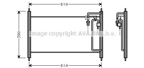 Radiador de aparelho de ar condicionado Nissan/Infiniti 921108C802 preço, a partir de 61,29 USD