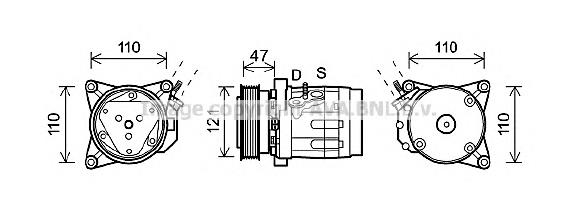 Compre 96629606 General Motors Compressor de aparelho de ar condicionado