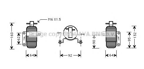 Tanque de recepção do secador de aparelho de ar condicionado 4677138 Chrysler