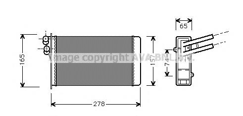 AI6097 AVA Radiador de forno (de aquecedor)