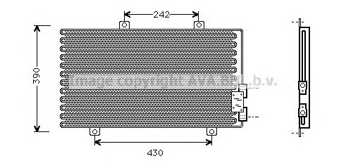 Radiador de aparelho de ar condicionado 300119 ACR