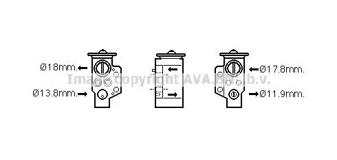 Compre 8K0820679B VAG Válvula TRV de aparelho de ar condicionado