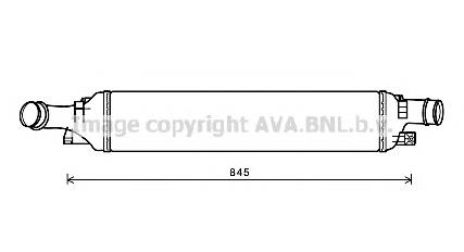 Radiador de intercooler VAG 8U0145803F preço, a partir de 197,50 USD