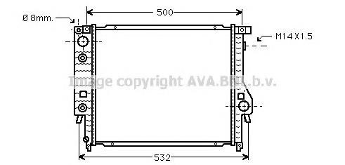 Radiador de esfriamento de motor BMW 17111712851 preço, a partir de 65,88 USD