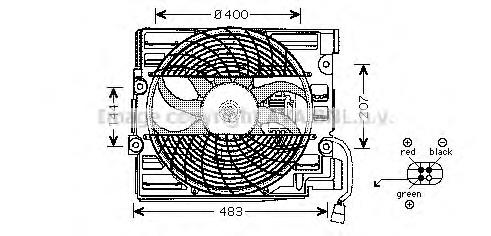 Difusor do radiador de aparelho de ar condicionado, montado com roda de aletas e o motor BMW 64506908030 preço, a partir de 361,03 USD