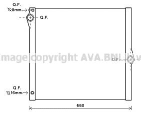 Radiador de esfriamento de motor BMW 17117571987 preço, a partir de 196,06 USD