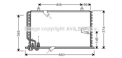 Radiador de aparelho de ar condicionado BMW 64538390956