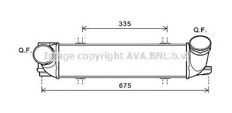 Radiador de intercooler BMW 17517800682 preço, a partir de 178,16 USD