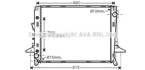 PCC500201 Land Rover Radiador de esfriamento de motor