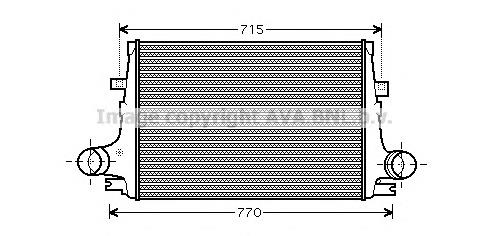 60692222 Fiat/Alfa/Lancia Radiador de intercooler