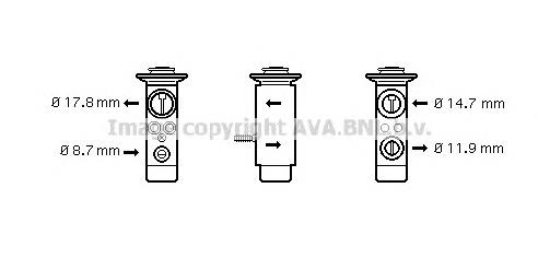 Válvula TRV de aparelho de ar condicionado BMW 6981454 preço, a partir de 26,99 USD