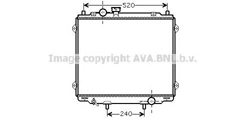 25310H1310 Hyundai/Kia Radiador de esfriamento de motor