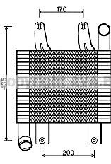 281914X400 Hyundai/Kia Radiador de intercooler