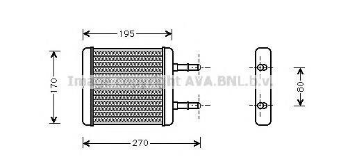 HY6061 AVA Radiador de forno (de aquecedor)
