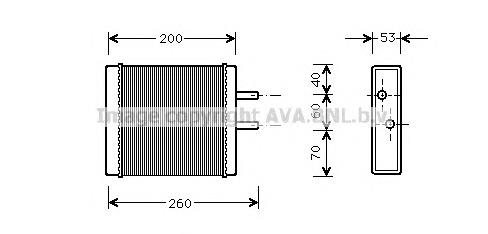 Compre 0K01161A10A Hyundai/Kia Radiador de forno (de aquecedor)