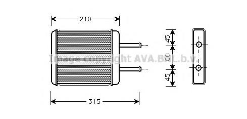 Radiador de forno (de aquecedor) KIA Carnival preço, a partir de 47,90 USD