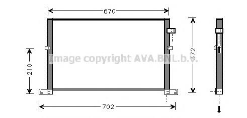 FD5334 AVA Radiador de aparelho de ar condicionado
