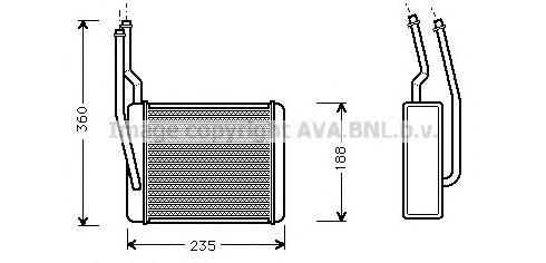 HC30 Ford Radiador de forno (de aquecedor)