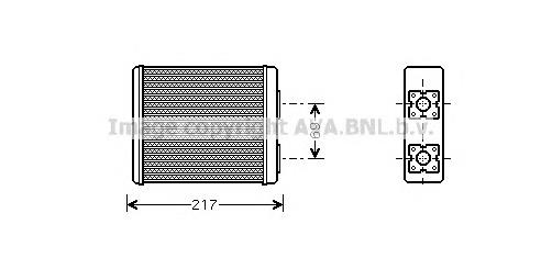 Compre 271409C003 Nissan/Infiniti Radiador de forno (de aquecedor)