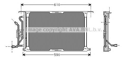 Radiador de aparelho de ar condicionado Vemo V25620006