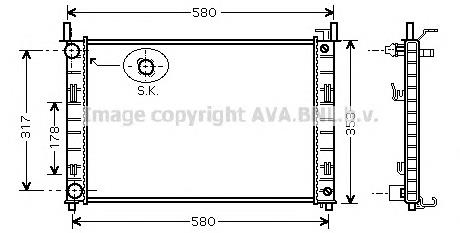 Compre 1206550 Ford Radiador de esfriamento de motor