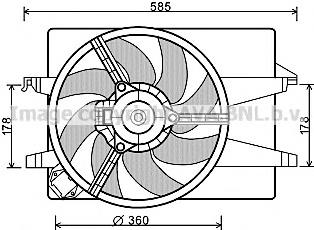 Difusor do radiador de esfriamento, montado com motor e roda de aletas Mazda Y40115025C preço, a partir de 84,77 USD