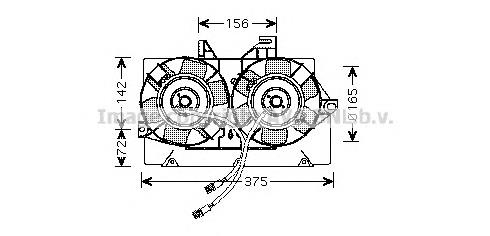 Difusor do radiador de aparelho de ar condicionado, montado com roda de aletas e o motor Ford 94VB8C607CF preço, a partir de 86,83 USD