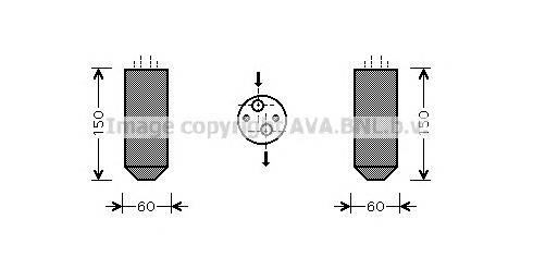 Tanque de recepção do secador de aparelho de ar condicionado General Motors 96379362 preço, a partir de 19,30 USD