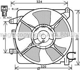 Compre 96395500 General Motors Difusor do radiador de esfriamento, montado com motor e roda de aletas