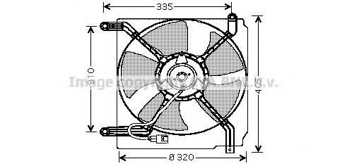 Difusor do radiador de esfriamento, montado com motor e roda de aletas Profit 18500094 preço, a partir de 61,10 USD