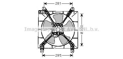 Compre 96553375 General Motors Difusor do radiador de esfriamento, montado com motor e roda de aletas
